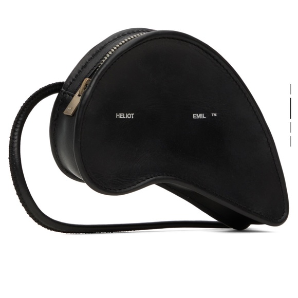 HELIOT EMIL Black Concave Pouch - Picture 3 of 5